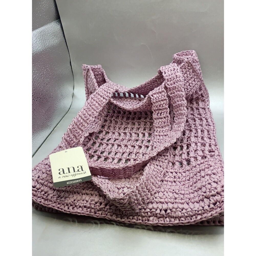 a.n.a. (A New Approach) crochet bags Nwt Ash Rose MSRP $38 Clearance Sale 💲